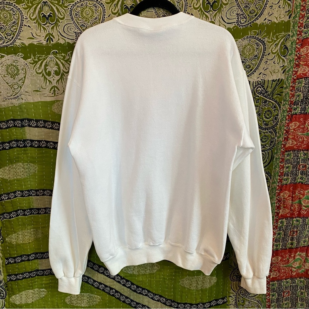 Vintage Y2K Hard Rock Cafe White Las Vegas Crewneck Sweatshirt Size Medium - Picture 10 of 15